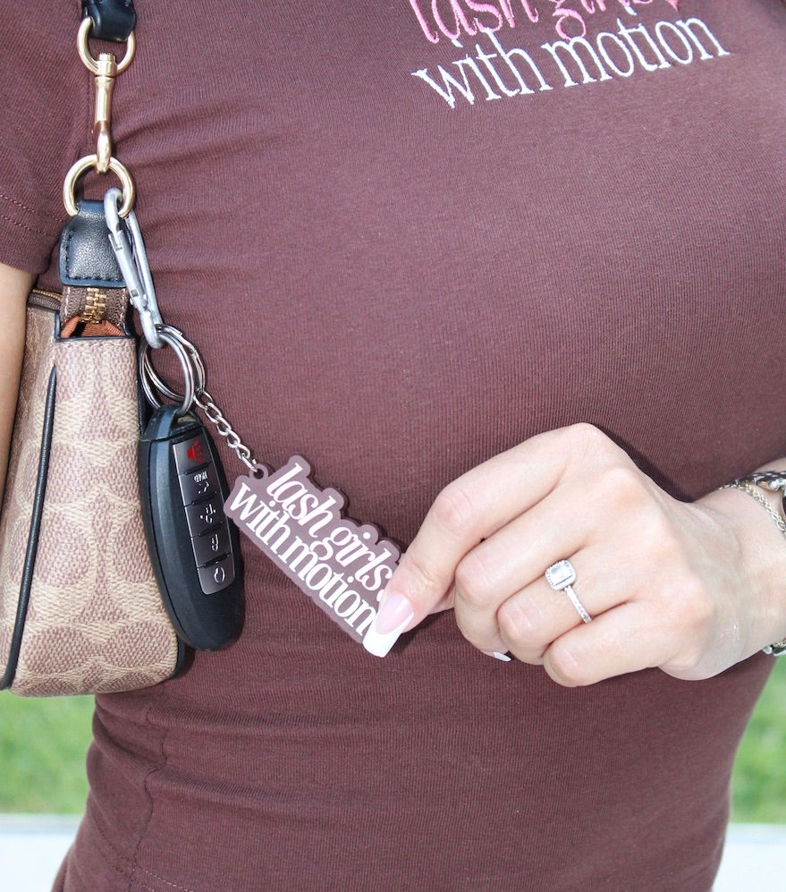 Lash Girl Keychain